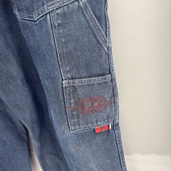 Vintage Marc Ecko Mens Jeans 36x31 Blue Limited Edition Classic Carpenter Y2K - Picture 7 of 11